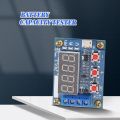 ZB2L3 Battery Tester LED Digital Display 18650 Lithium Battery Power Supply Test Resistance Lead-Acid Capacity. 