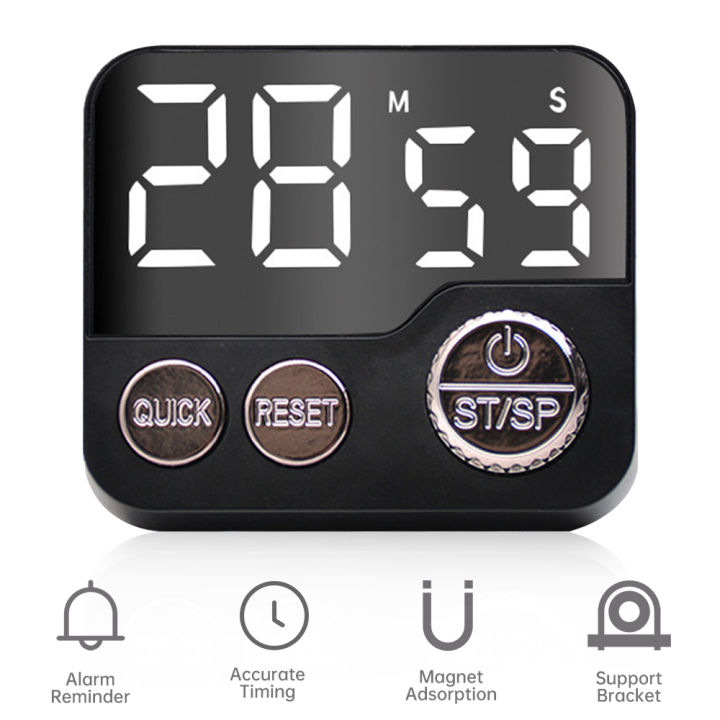 Large Screen Kitchen Timer Led Digital Kitchen Reminder Timer Square ...