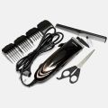 GEEMY GM-813 Professional Beard Hair Trimmer Electric Clipper Shaving Saloon Barber Salon Razor Main AC Power Supply Cut Wire Machine Man Beard Fading Blending Set. 