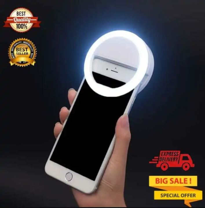 Upgraded) Selfie Ring Light with Tripod Stand Cell Phone Holder