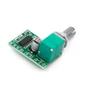 PAM8403 2x3W Audio Mini Digital Stereo Power Amplifier Board 5V Power Audio Class D Amplifier Module With Volume Control 1Pcs. 