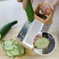 Kitchen Stainless Steel 6-sided Blades Cheese Vegetables Grater Carrot Cucumber Slicer Cutter Box Container Kitchen Tools Cocina. 