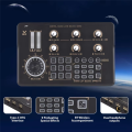 Live Streaming Sound Card Audio Recording Professional Sound Card Mixer with DJ Mixer Voice Changer Wireless Audio Interface. 