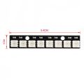 5PCS 8Bits WS2812 5050 RGB LED Module 8 Channel Built-in Lights Full Color-Driven Development Board for Arduino Black. 