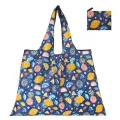 【ALLGOOD】Mode Shop Polyester Women's Large Capacity Handbag Casual Foldable Shopping Bag. 
