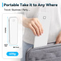 Portable Mini A4 Printer No Ink Printing A4 Thermal Printer for Phone PC Tattoo Transfer Printer or 5PK Thermal Paper Rolls. 