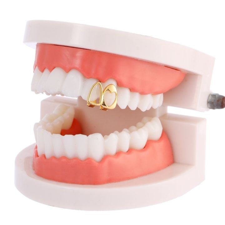 New%20Gold%20Color%20Hip%20Hop%20Tooth%20Grillz%20Hollow%20Heart%20Copper%20Dental%20Grillz%20Double%20Heart%20Shiny%20Zircon%20Teeth%20Caps%20Tooth%20Jewelry%20-%20Image%205