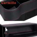 【Right Beige 1Pcs】 Carmilla Multifunction PU Car Seat Storage Box for Mercedes Benz W203 W205 W213 W212 CLA B C A Clase W176 W246. 