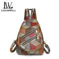 LouisWill Women Backpack Fashion Chest Bag Shoulder Bag Bohemia Style Large Capacity Backpacks Travel Backpack Casual Simple Student Bags Laptop Backpacks Lightweight Anti-theft Backpacks. 