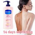 400ML Vaseline Nicotinamide Whitening Body Lotion Moisturizing Skin care White Body Lightening Vaseline Whitening Body Lotion Nicotinamide Lightening Healthy Permanent whiteningNUZ(FROM MALAYSIA). 