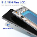Screen for Samsung Galaxy S10 Plus S10+ G975 G975F Lcd Display Digital Touch Screen with Frame for Samsung Galaxy S10 Assembly. 