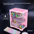 ARMAGGEDDON AQUARON MATX TRANSPARENT VIEW GAMING CASING CHASSIC PC CASE. 