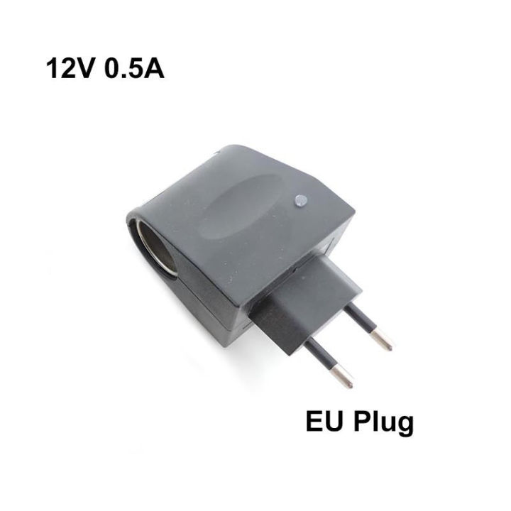 AC 220V To DC 12V 0.5a 1a 2a 1000ma Car power supply socket Adapter EU ...