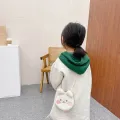 Cartoon Rabbit Kids Girls Bag Pludh Coin Purse Children Messenger Small Pouch Pack Cartoon Kids Handbag Backpack Girls Boys Shoulder Bag Gifts. 