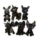 Dark Style Plush Toy Kawaii Cute Unicorn Anubis Hydra Bastet The Role Of Ancient Egyptian Mythology Stuffed Doll Kid X-Mas Gift. 