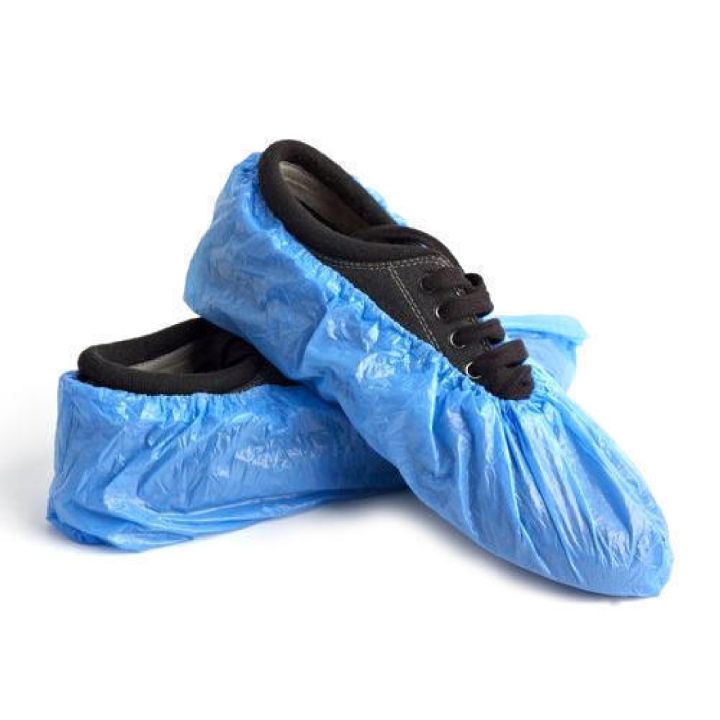 Non - woven shoe cover - blue 10 pcs pack
