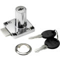 Drawer Locks with 2 Keys Cabinet Lock Rolled Steel Furniture Hardware Cam Locks. 