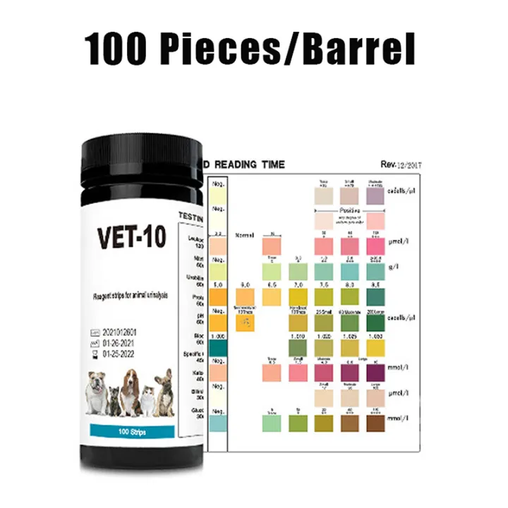 100PCS%2010-Parameter%20Cat%20&%20Dog%20Urine%20Test%20Strips%20Cat%20&%20Dog%20UTI%20Test%20Kit,%20Urinalysis%20Reagent%20Strips:%20Glucose,%20Specific%20Gravity%20GENGLI%20-%20Image%207