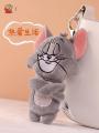 Tom and Jerry Plush Keychain Mouse and Cat Cartoon Plush Animal Doll, Children's Birthday Gift, Popular 10cm. 