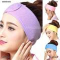 Soft Towel Hair Band Wrap Headband for Bath Spa Makeup Facial(null). 