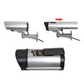 Fake Security Camera Dummy Camera Simulated Surveillance Camera with Flashing Light Indoor Outdoor Use for Home Business Warning Security. 