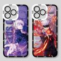 Jujutsu Kaisen Gojo Satoru Phone Case For Infinix Smart 8 7 5 6 Plus Tecno Spark GO 2024 Zero 5G 2023 Hot 20 20S 20I 10S 10 9 Play 11 12 Pro Itel S23 Cool Soft Clear Cover Angel Eyes Crystal TPU Square Silicone Camera Protective. 