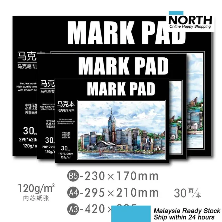 Ready%20stock%EF%BC%81Mark%20pen%20professional%20painting%20paper%20A3/A4%20sketch%20paper%20Makbon%20B5%20color%20lead%20animation%20architectural%20design%20special%20hand-painted%20book%20-%20Image%205