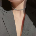 Fashion Full Rhinestone Choker Necklaces for Women Geometric Crystal Necklaces Weddings Jewelry Party Gifts. 