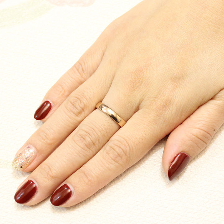 %E3%80%90Mega%20Sale%E3%80%91Popular%20Jewelry%20Metal%20Smooth%20Ring%20Waterproof%20Furnace%20Vacuum%20Electroplated%20Rose%20Gold%20Ring%20Black%20Stainless%20Steel%20Ring%20for%20Women%20-%20Image%203