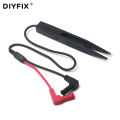 NEW 【Satisfaction guarantee】SMD SMT Test Leads Chip Component LCR Testing Tool Multimeter Tester Clip Meter Pen Lead Probe Tweezers Meter Wire Pen. 