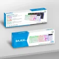 BAJEAL K35 Backlit Mechanical Feel Gaming Keyboard 104 Keys USB Wired Gaming Keyboard. 