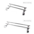 Expandable Double Towel Hanger Over Cabinet Cupboard Doors Stainless Steel Bath Towel Bar Towel Clothes Hanger Towel Rack Holder for Bathroom Kitchen Towel Storage Shelf. 