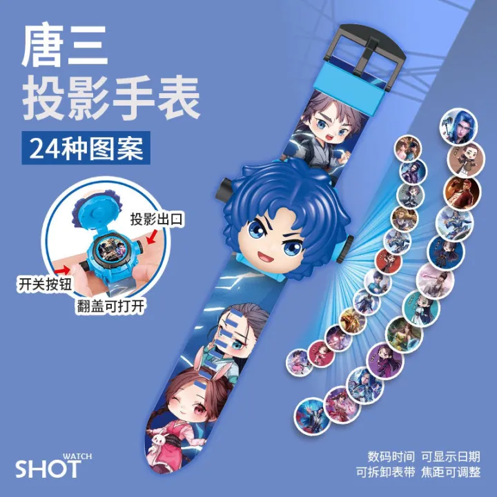 Beautiful%20Girl%20Sonic%20Strawberry%20Bear%20Minnie%20KT%20Cat%20Children's%20Toy%20Cartoon%20Luminous%20Projection%20Watch%20-%20Image%206