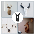 8 Pack European Mount Skull Hanger Steel European Mount Skull Hanger Deer Skull Hanging Easy Installation for Living Room, Bedroom. 