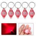 【Miga Plaza】UV Mini Keychain LED Flashlight UV Light Key Ring Light Torch Portable ID Currency Passports Detector. 