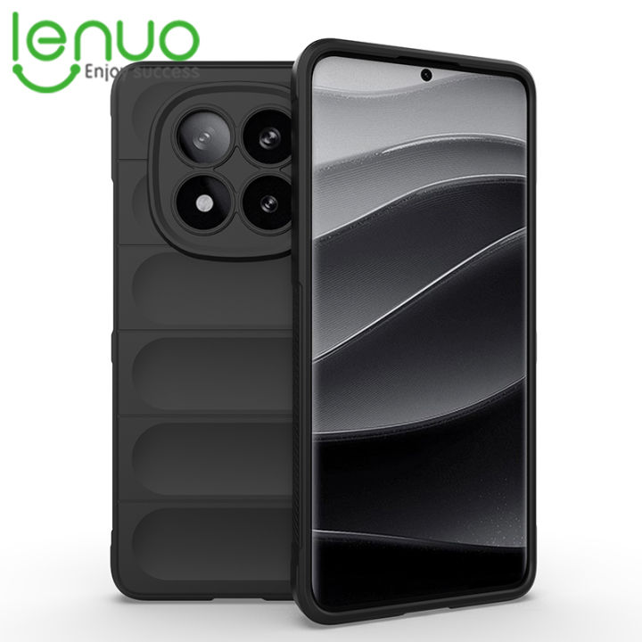 Lenuo For Redmi Note 14 Pro+ Redmi Note 14 Pro Plus Back Cover Phantom Shield Soft Silicone TPU Shockproof Airbag Phone Case