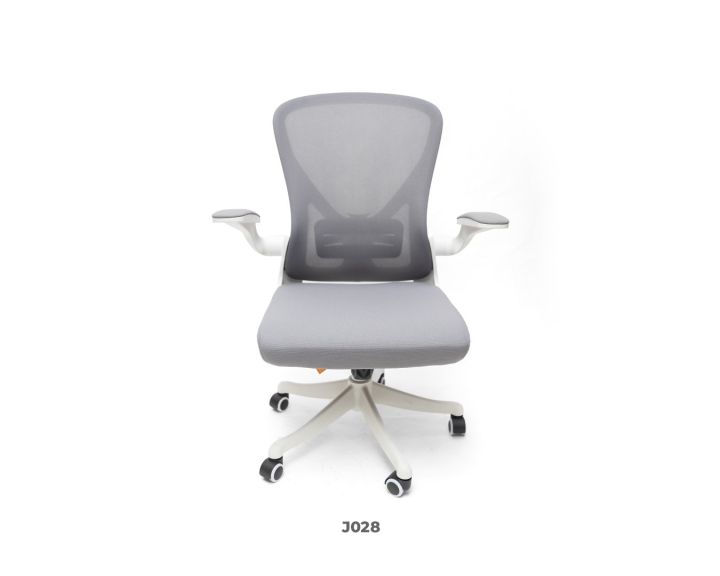 Grey Mid Back Mash computer Chair