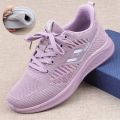 New Sports Shoes Casual Non-Slip Women's Flying Woven Flat Autumn Walking Shoes Women's Single Shoes Old Beijing Cloth Shoes Mother Shoes. 