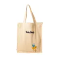 MYSU Heavy Duty Brown Eco Friendly Large Canvas Tote Bag with Zipper - 14.5 inches (L) * 3 inches (W) * 16 inches (H) - Holds up to 15kg. 