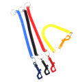 P Buckle Retractable Elastic Colorful Keyring Spring Coil Keychain Chain. 