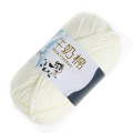 3 Group Milk Yarn for Hand Knitting Soft(White)Line Rough About 2.5mm. 