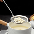 [Household Oil Sifter Fried Food Net/ Kitchenware Cooking Oil Skim Grease Foam Strainer] [Hot Pot Noodles Soup Skimmer Colander] [Stainless Steel Fine Mesh Filter Spoon]. 