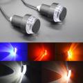 LED Motorcycle Turn Light Red Blue Indicator Flasher 22mm Bar End Blinker. 