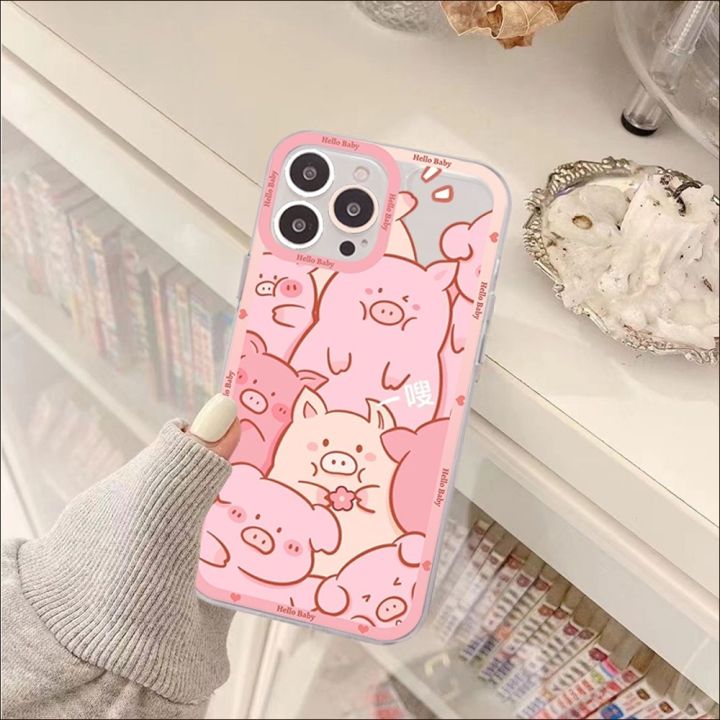 Cute%20Pink%20Pig%20Cartoon%20Phone%20Case%20For%20iPhone%2013%2014%20Pro%20Max%20XS%20XR%2012%2011%20Pro%2013%20Mini%206%207%208%20Plus%20Soft%20Clear%20Back%20Cover%20-%20Image%202