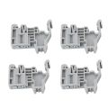 DIN Rail Terminal Blocks Kit Terminal+Ground Blocks+Aluminum Rail. 
