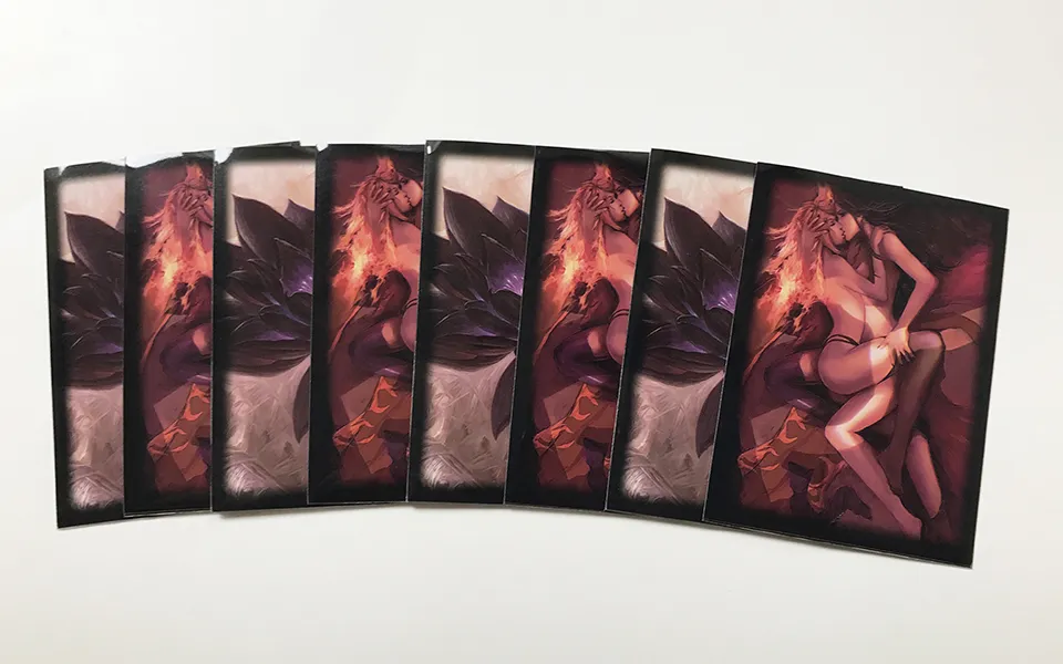 liliana and chandra card sleeves Katomula 100 MTG with 100 Inner Sleeve, Textured Back Art Sleeves, Fit Standard Size Cards Made with archival Liliana Vess and Chandra Board