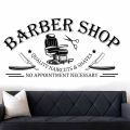 Barbershop Window Wall Art Sticker Decal Vinyl Home Interior Design Home Decoration Accessories For Hair Salon Hairstyle C706. 