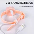 Lovinland Smart Laser Cat Toy Wearable Automatic Teasing Cat Collar USB Charging Collars Interactive Training Kitten. 