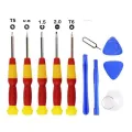 Screwdrivers For Mobile Phone Repair Opening Tool Kit 10 in 1 Screwdriver Repair Kit Cell Phone Tool Kit with Screwdriver and Cell Phone Removal Tool. 