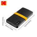 Kodak SSD USB3.1 TYPE-C Mini Portable hard disk 128GB 256GB 512GB Solid State 1TB Hard Drive 450MB/S for Laptop Desktop. 